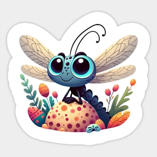 Cute Dragonfly Sticker